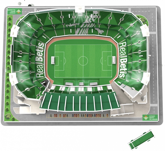 Puzzle 3D Stadio Benito Villamarín FC Real Betis luminoso