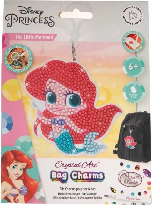 Pendente Crystal Art La Sirenetta