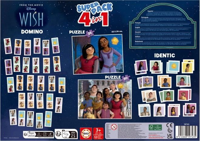 Gioco EDUCA SuperPack 4in1