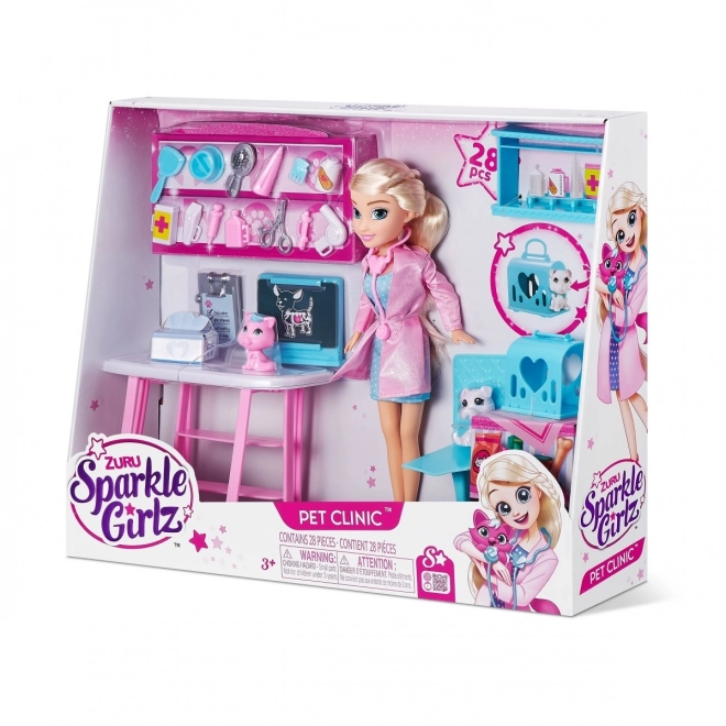 Set da gioco clinica veterinaria Sparkle Girlz