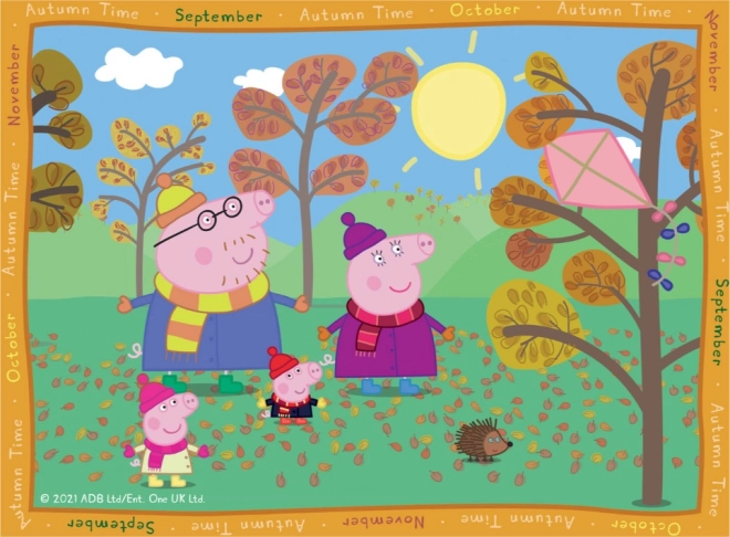 Puzzle Peppa Pig Stagioni 4 in 1 di Ravensburger