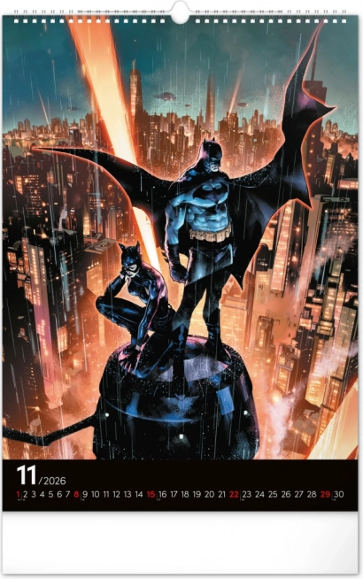 Calendario da parete Batman Dark 2026
