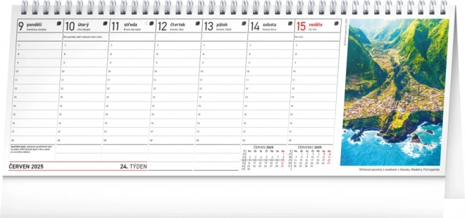 Calendario da tavolo Notique pianificazione fiscale 2025