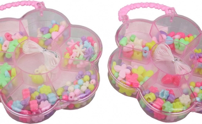 Perline Fiore in Scatola per Bambini