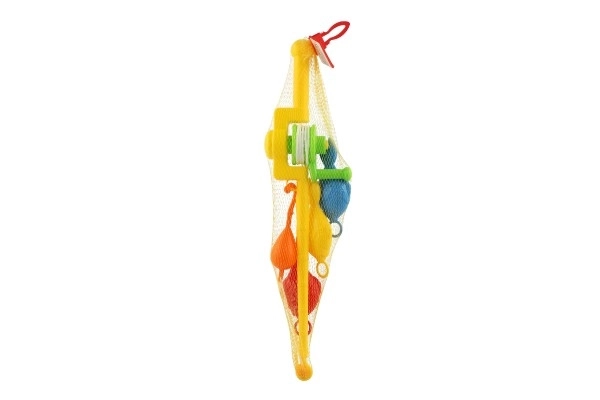 Gioco di pesca con canna 3 pezzi 50cm 2 colori