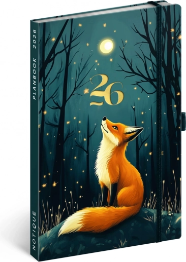 Diario e quaderno PLANBOOK Volpe 2026