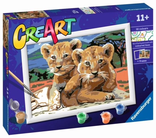 Kit CreArt per bambini piccoli leoni