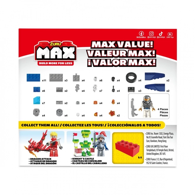 Set Costruzioni MAX Build More 100+ Elementi