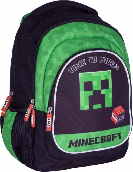 Zaino Scuola Minecraft Time To Mine