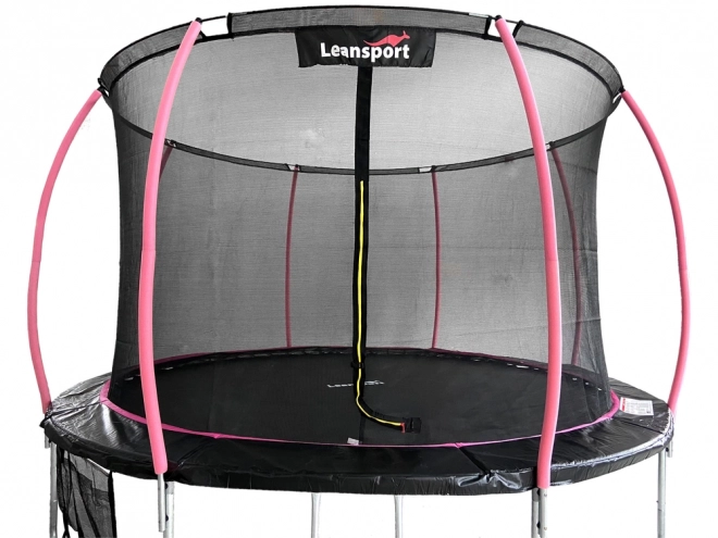 Trampolino da giardino nero-rosa LEAN Sport Max 10ft