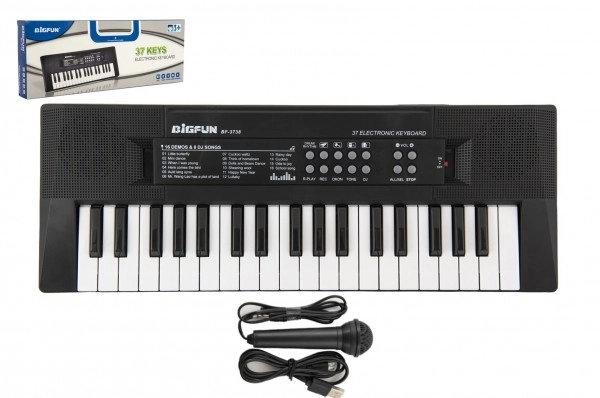 Pianola elettronica per bambini 37 tasti con microfono