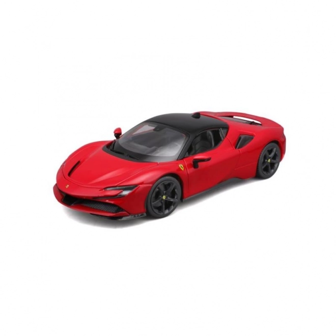 Modellino Ferrari SF90 Stradale Rossa in scala 1:18 di Bburago