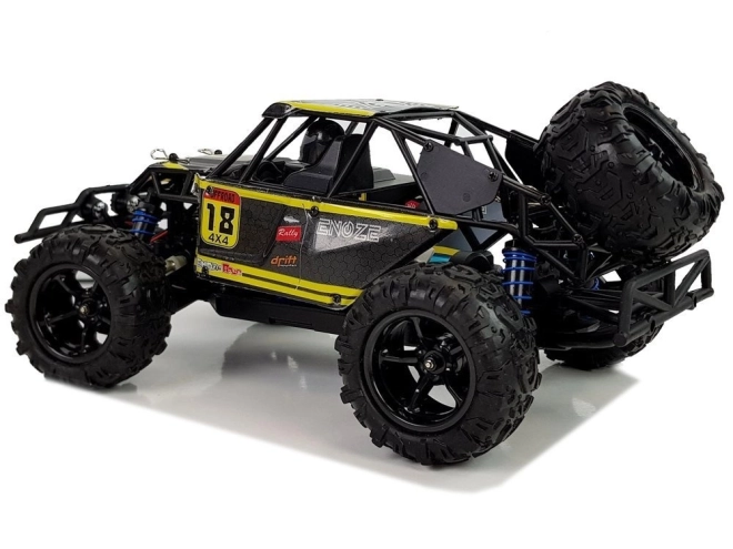 Auto buggy fuoristrada telecomandato 1:18 giallo ENOZE