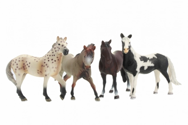 Cavallo di plastica 15 cm in 4 colori