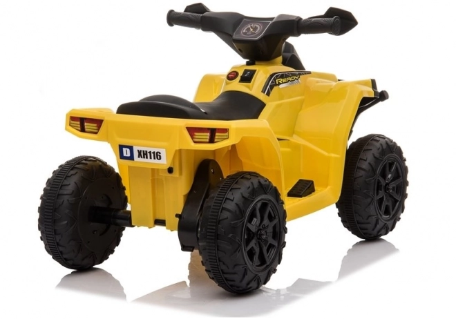 Quad elettrico per bambini giallo