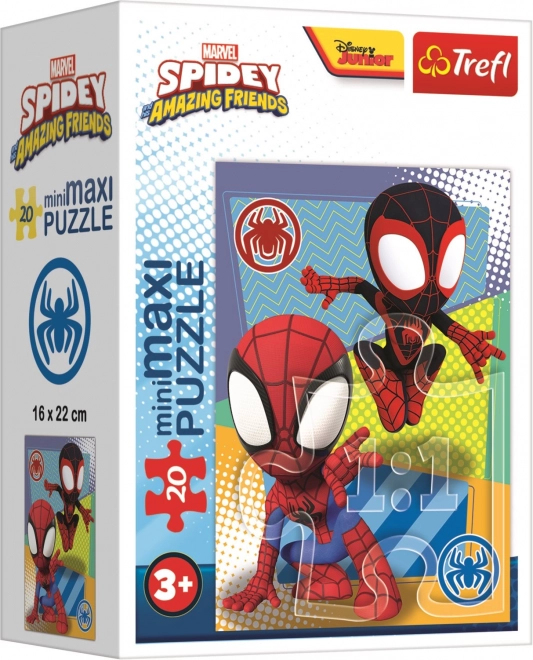 Puzzle Amazing Spidey: Hulk e Black Panther 20 pezzi