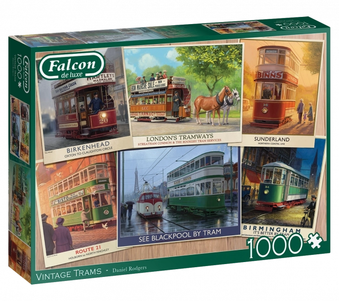 Puzzle tram storiche 1000 pezzi