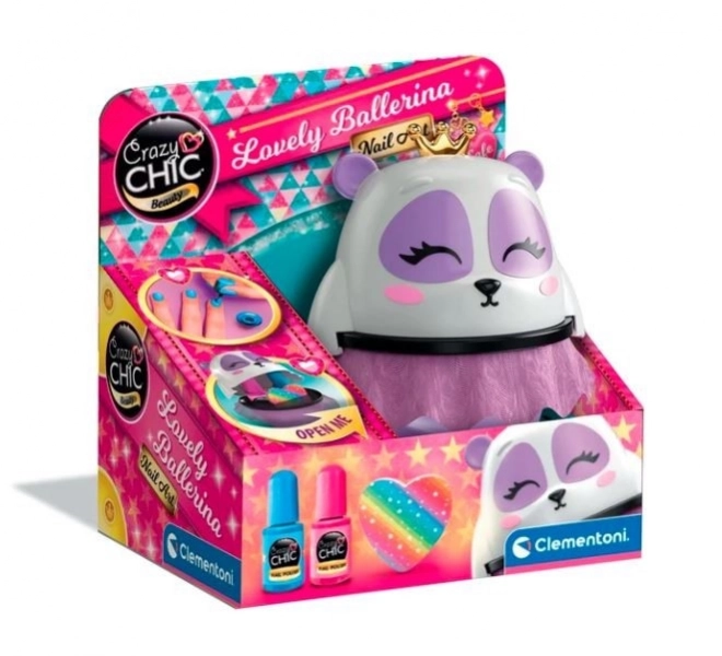 Clementoni Crazy Chic ballerina incantevole - set per manicure