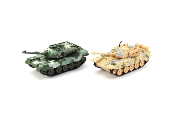 Carro armato plastica/metallo 16cm