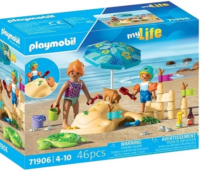 Set di figure PLAYMOBIL My Life Famiglia in spiaggia