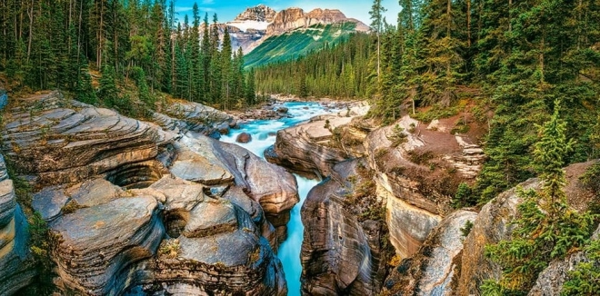 Puzzle Canyon di Mistaya, Parco Nazionale Banff