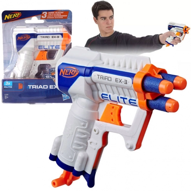 Pistola Nerf N-Strike Elite Traid Ex-3