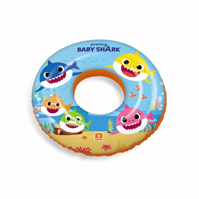 Gonfiabile Baby Shark a forma di ciambella