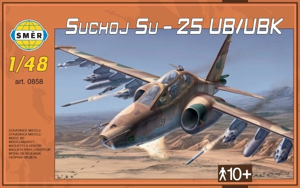 Modello Plastico Aereo Sukhoi Su-25 UB/UBK