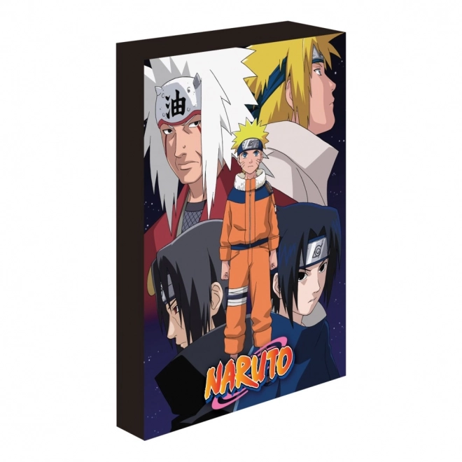 quadro LED illuminato Naruto