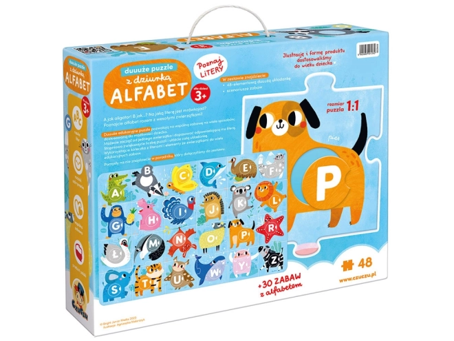 CzuCzu puzzle grandi con foro Alfabeto
