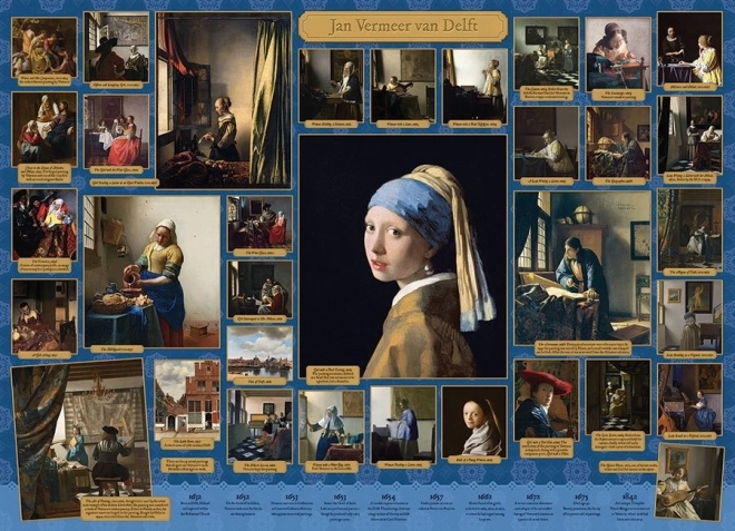 Puzzle COBBLE HILL Vermeer 1000 pezzi