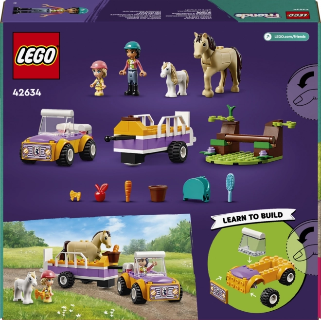 Rimorchio per cavalli e pony LEGO Friends