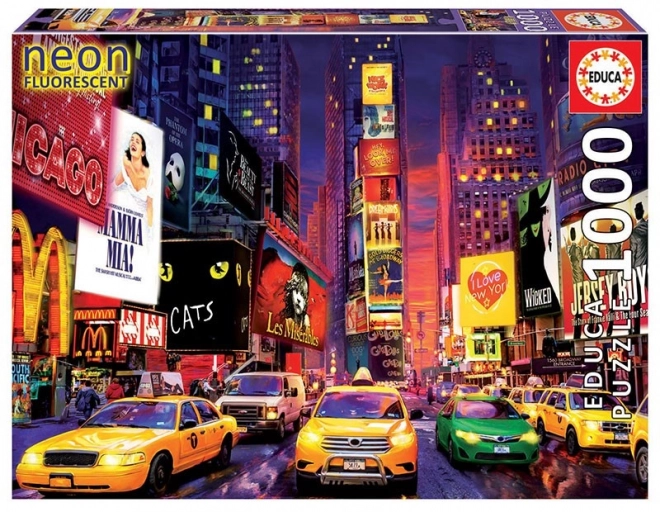 Puzzle Luminoso Times Square, New York 1000 Pezzi