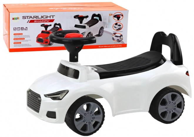 Automobilina per Bambini con Clacson e Scomparto Bianco