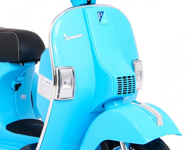 Scoter elettrico per bambini Vespa con ruote ausiliarie e audio