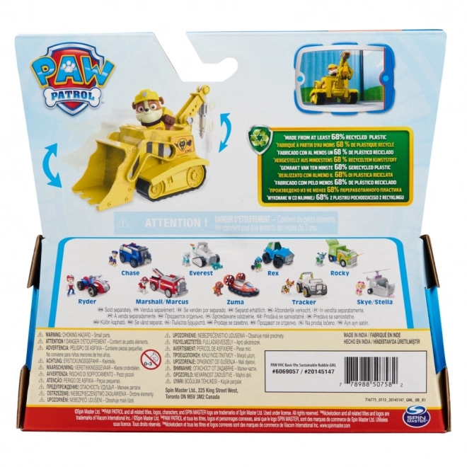 Veicolo di Base di Rubble della Paw Patrol