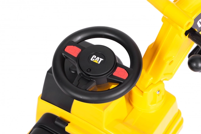 Escavatore per bambini con volante interattivo e suoni - Giallo