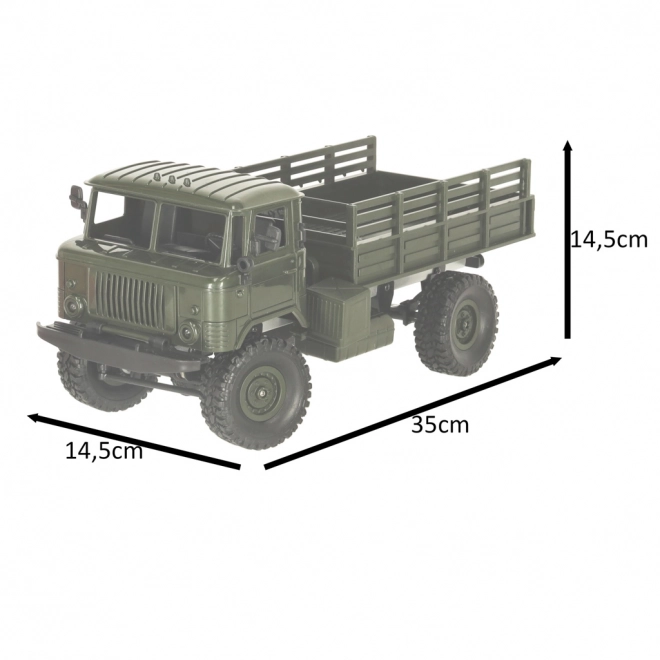 Camion telecomandato fuoristrada 4WD in scala 1:16