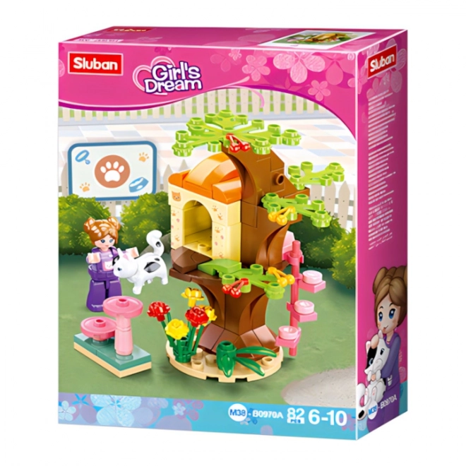 Casetta sull'albero per gatti - Sluban Girls Dream