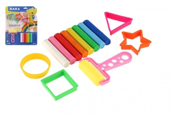 Set di plastilina Nara con stampini e rullo