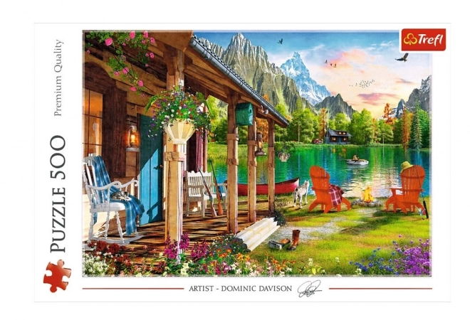 Puzzle 500 pezzi Casa in Montagna