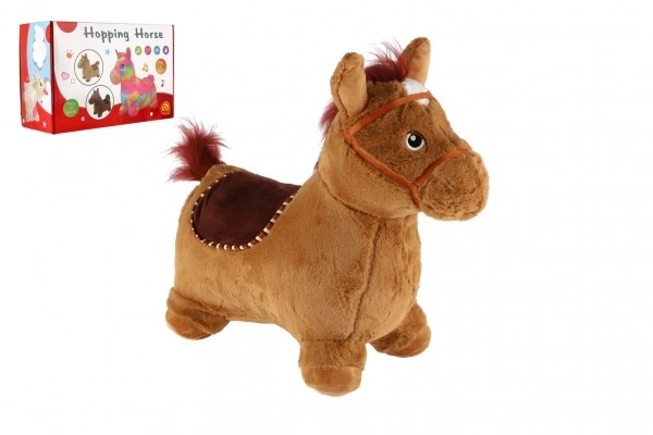 Cavallo in Peluche a Dondolo con Suoni