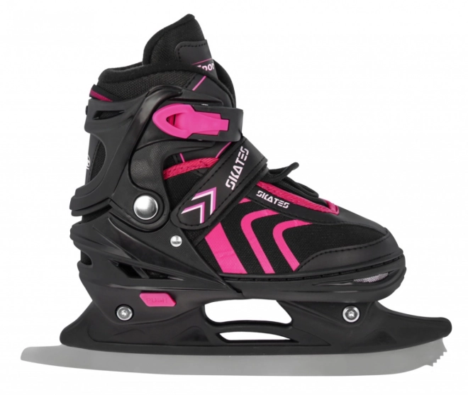 Set 4 in 1 Pattini a rotelle, rollers e pattini da ghiaccio per bambini taglia 29-33 Rosa – Rosa