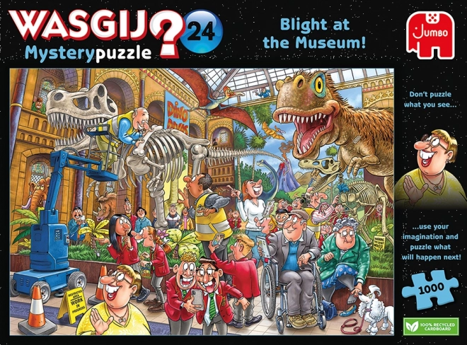 Puzzle Jumbo WASGIJ Mystery 24: Catastrofe al museo! 1000 pezzi