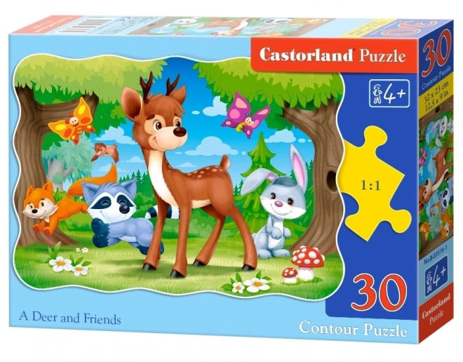 Puzzle Animali del Bosco 30 Pezzi Castorland