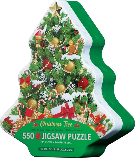 Puzzle di Natale 550 pezzi in scatola di latta