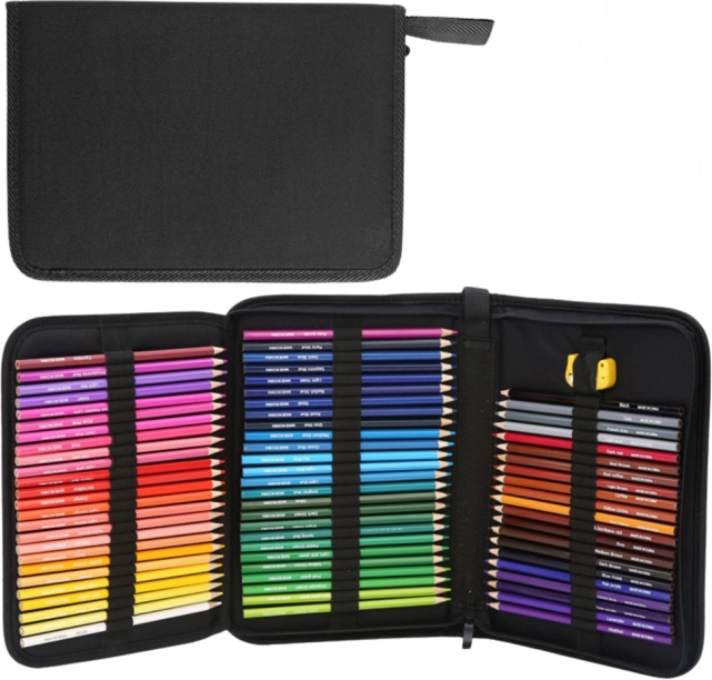 Set di matite colorate in custodia pratica 72 pezzi