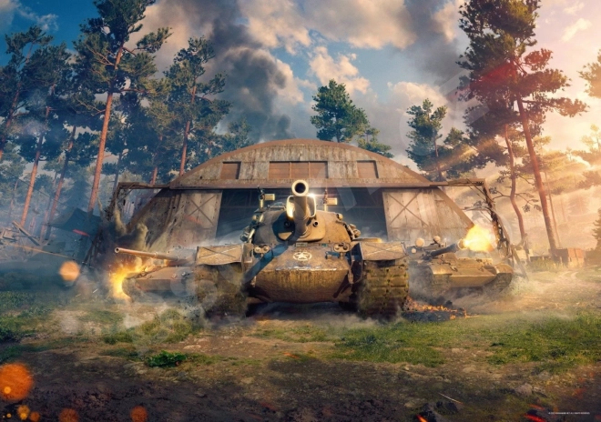 Puzzle World of Tanks: Wingback 1000 pezzi