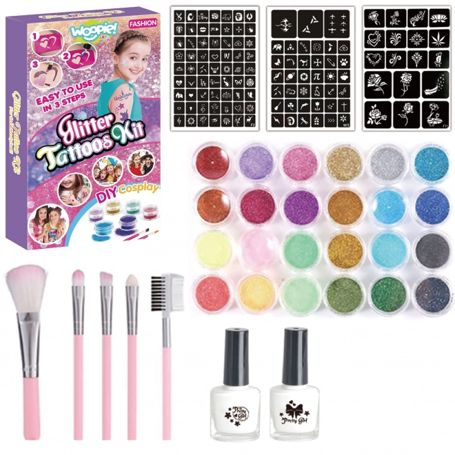 Set XXL per Tatuaggi per Bambini Woopie Art&Fun