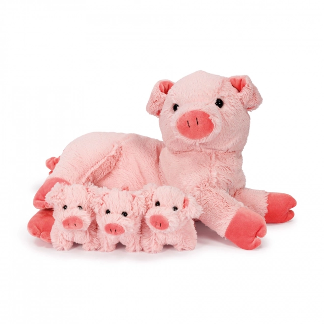 Set di peluche Mamma maialina e i suoi porcellini Cozy Noxxiez